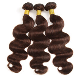 2# virgin human hair bundles – 3 pcs hair weaves