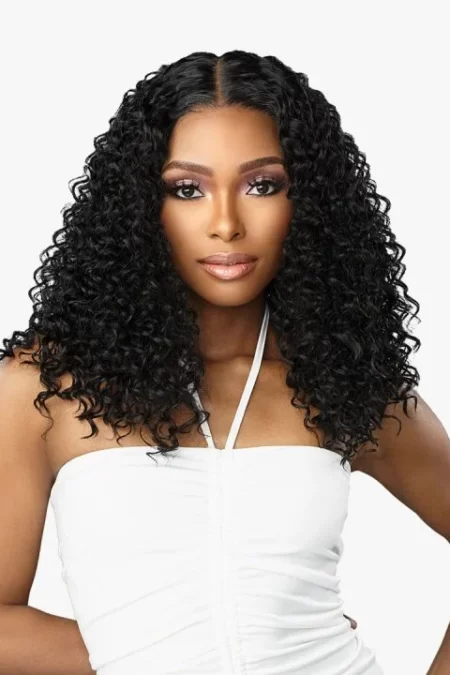 Water wave glueless 5×5/4×4 HD lace closure wig – 150% density human hair lace wig