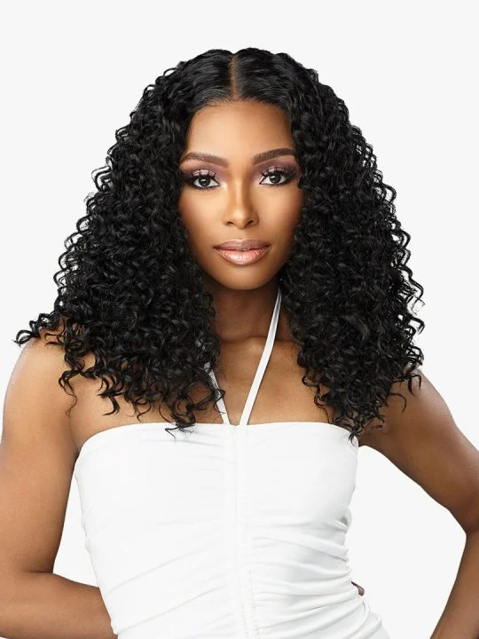 Water wave glueless 5x5-4x4 HD lace closure wig - 150% density human hair lace wig