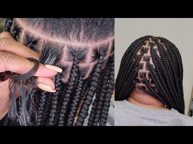 medium knotless braids