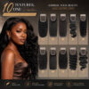 100% virgin remy human hair 5x5 HD lace closures