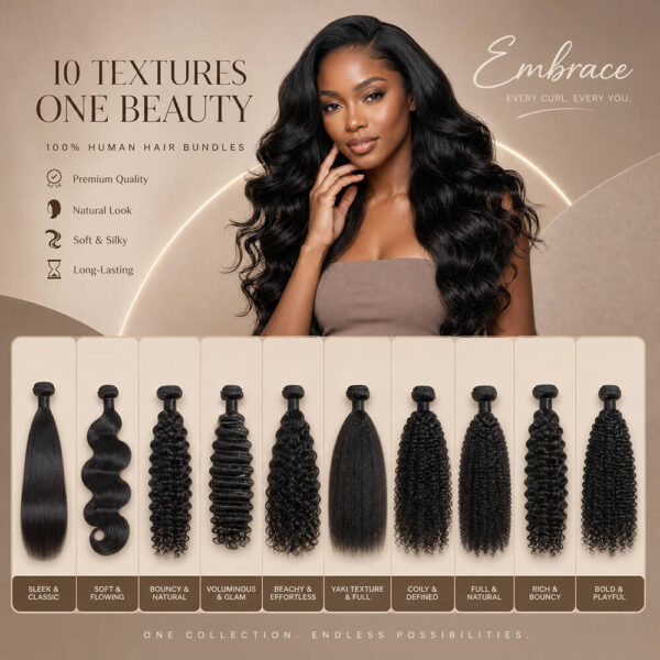 100% virgin remy human hair weft bundles