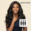 Loose wave virgin remy human hair weft bundles