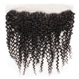 Curly frontal – virgin human hair