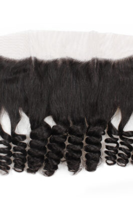 Loose wave frontal – virgin human hair