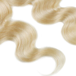 613 blonde frontal-straight & body wave – virgin remy hair
