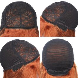 Ginger wig with bangs5