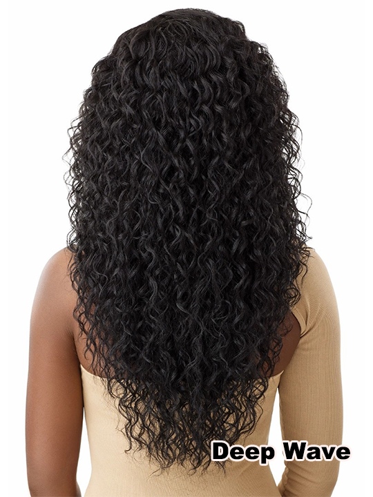 deep wave virgin human hair lace wig