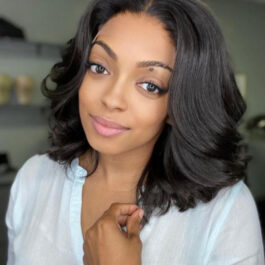 Loose wave bob wig – short virgin remy human hair lace wigs