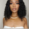 Water wave bob wig - short human hair lace wigs