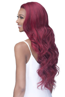 99J red burgundy 13×4 HD lace front wig – glueless wear & go 150% density human hair wigs