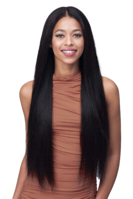 Glueless straight 13 x 4 HD lace front wig – 150% density human hair wear & go lace wigs