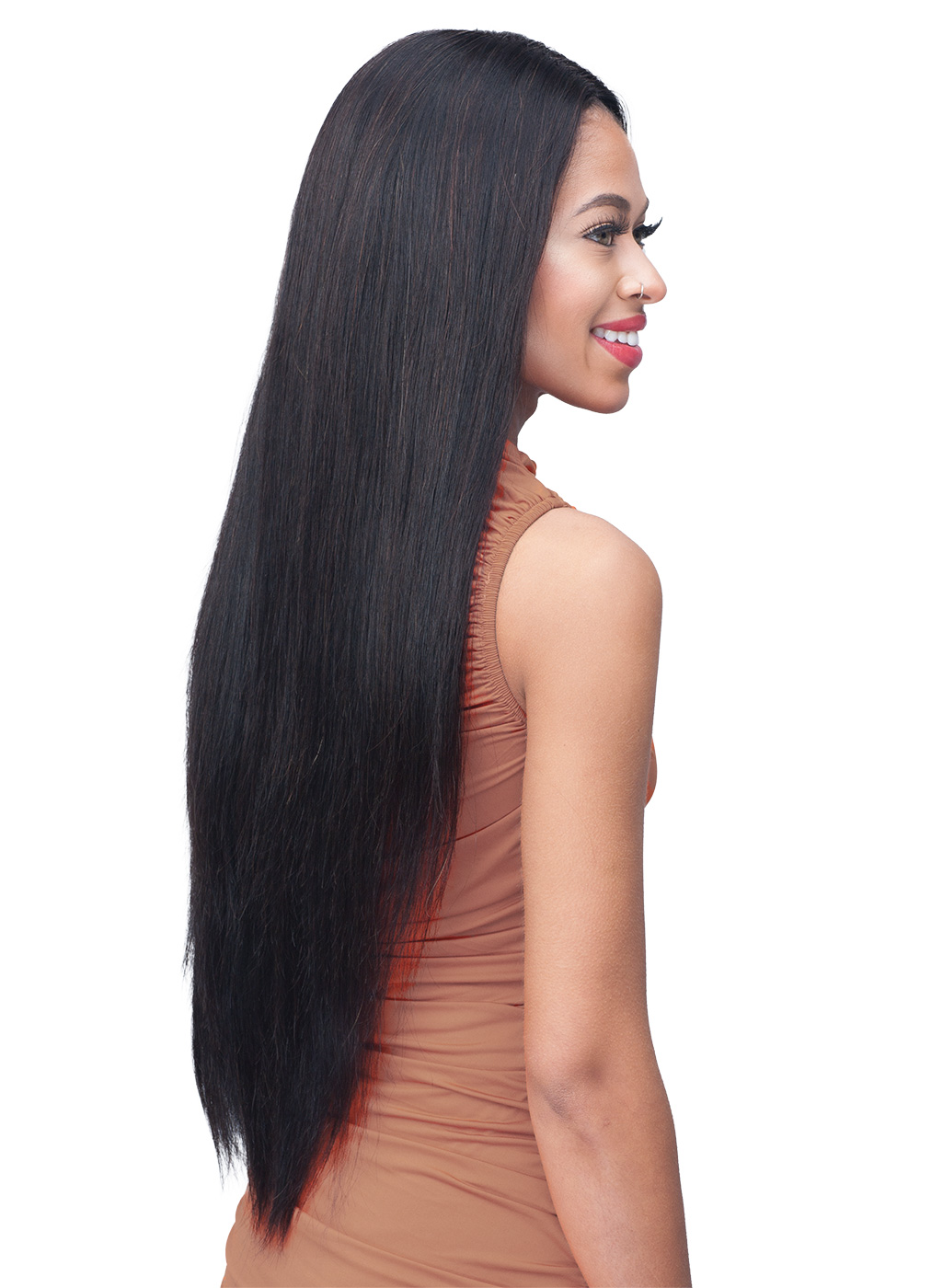 Glueless straight 13 x 4 HD lace front wig