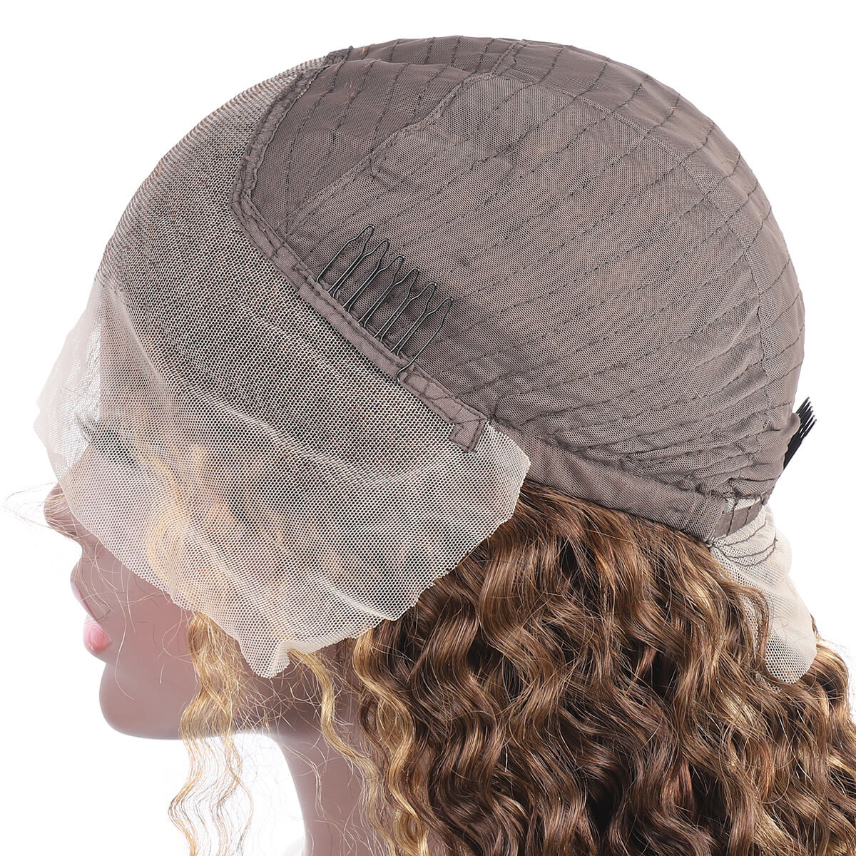 human hair highlight 13x4 lace front wig