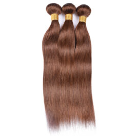 4# virgin human hair bundles – 3 pcs hair weaves