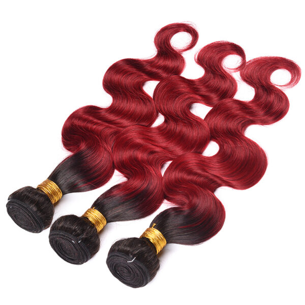1B BUG# body wave hair weave bundles