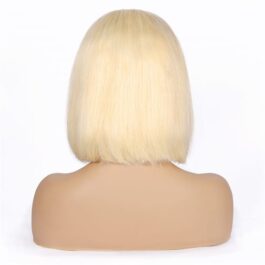 613 Blonde Bob wig – short human hair 13×4 lace front wig