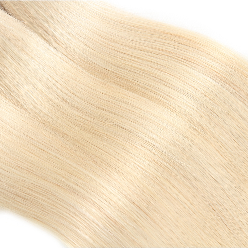613# blonde remy human hair weave bundles-body wave & straight