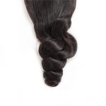 Loose wave remy human hair 4x4 lace closure