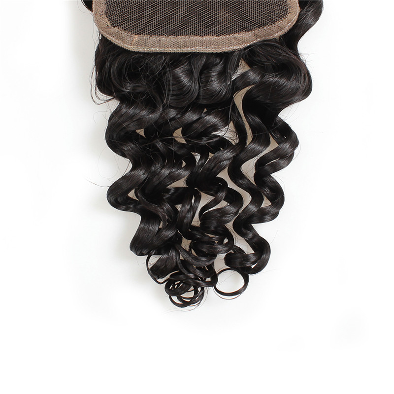 Deep wave remy human hair 4x4 lace closure Deep wave remy human hair 4x4 lace closure