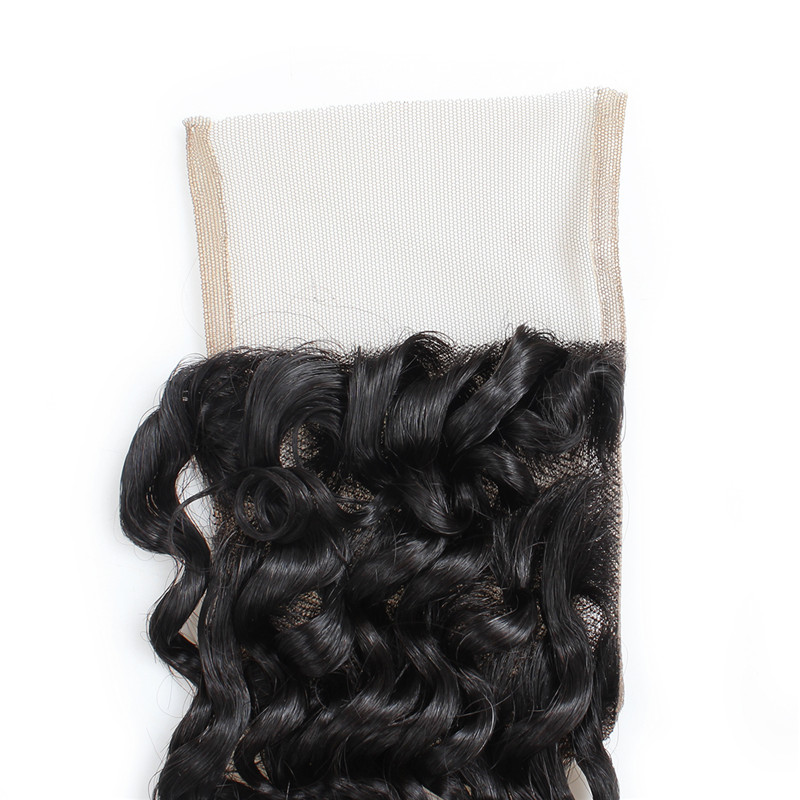 Deep wave remy human hair 4x4 lace closure Deep wave remy human hair 4x4 lace closure