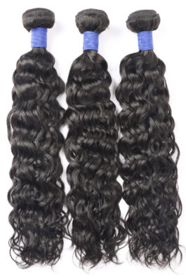 Water wave virgin human hair bundles – 3 pcs hair weaves