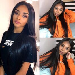 Glueless straight wig – human hair front,closure,360 & full lace wigs