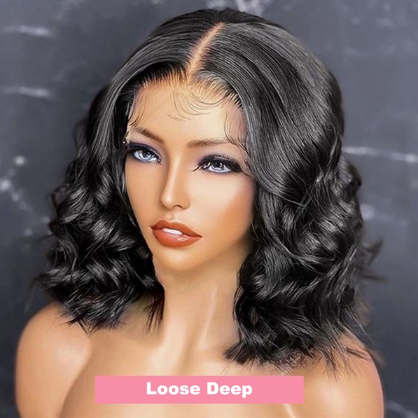 loose deep bob wig