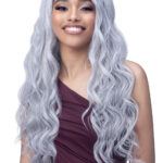 Silver lace front wig-glueless 150% density human hair 13x4 lace wigs