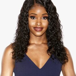 Wet and wavy wigs – straight/deep wave 150% density virgin remy human hair lace wigs