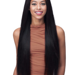 Glueless straight 13 x 4 HD lace front wig – 180% density virgin remy human hair wear & go lace wigs