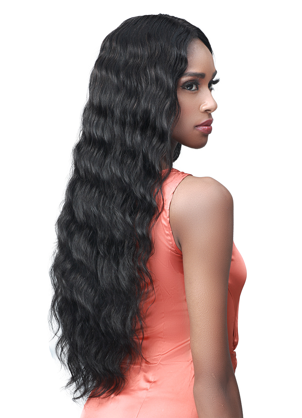 Loose deep full lace wig - 150% density human hair wig for black women for sale
