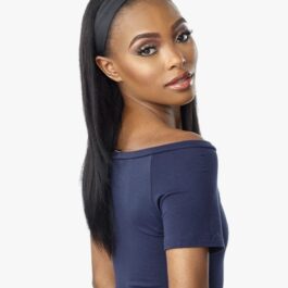 Straight headband wig – glueless virgin remy human hair wig