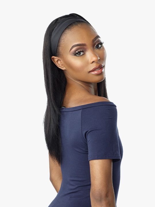 Straight headband wig - glueless human hair wig 3 Straight headband wig - glueless human hair wig