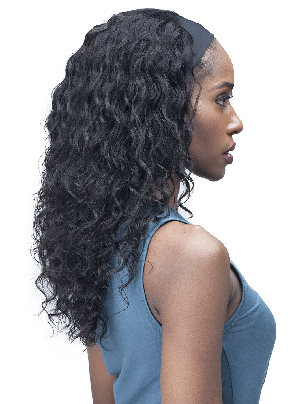 Water wave headband wig - glueless human hair wig 2 Water wave headband wig - glueless human hair wig