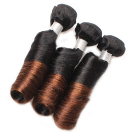 3 pcs T4 Spring roll virgin human hair weaves bundles