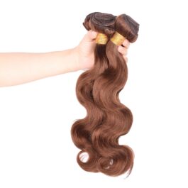 4# virgin human hair bundles – 3 pcs hair weaves