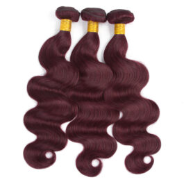 99j# virgin human hair bundles – 3 pcs hair weaves
