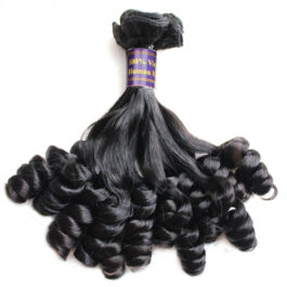 3 pcs straight + loose wave double drawn funmi hair weaves bundles