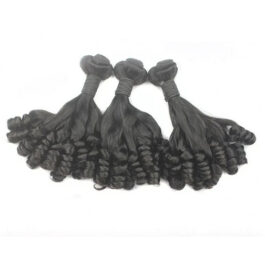 3 pcs straight + loose wave double drawn funmi hair weaves bundles