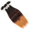 straight ombre 3-tone hair weave bundles