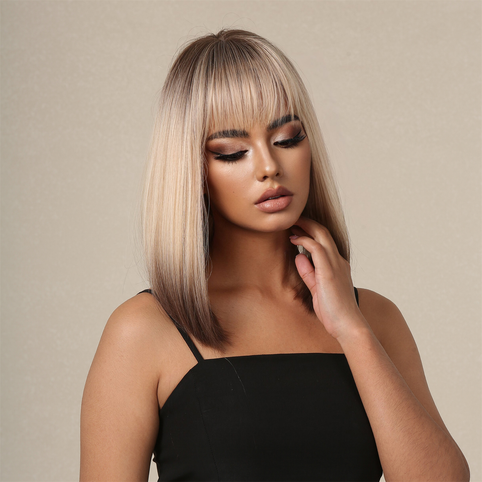 LC2122-1 Synthetic Hair Wig 4 LC2122-1 Synthetic Hair Wig