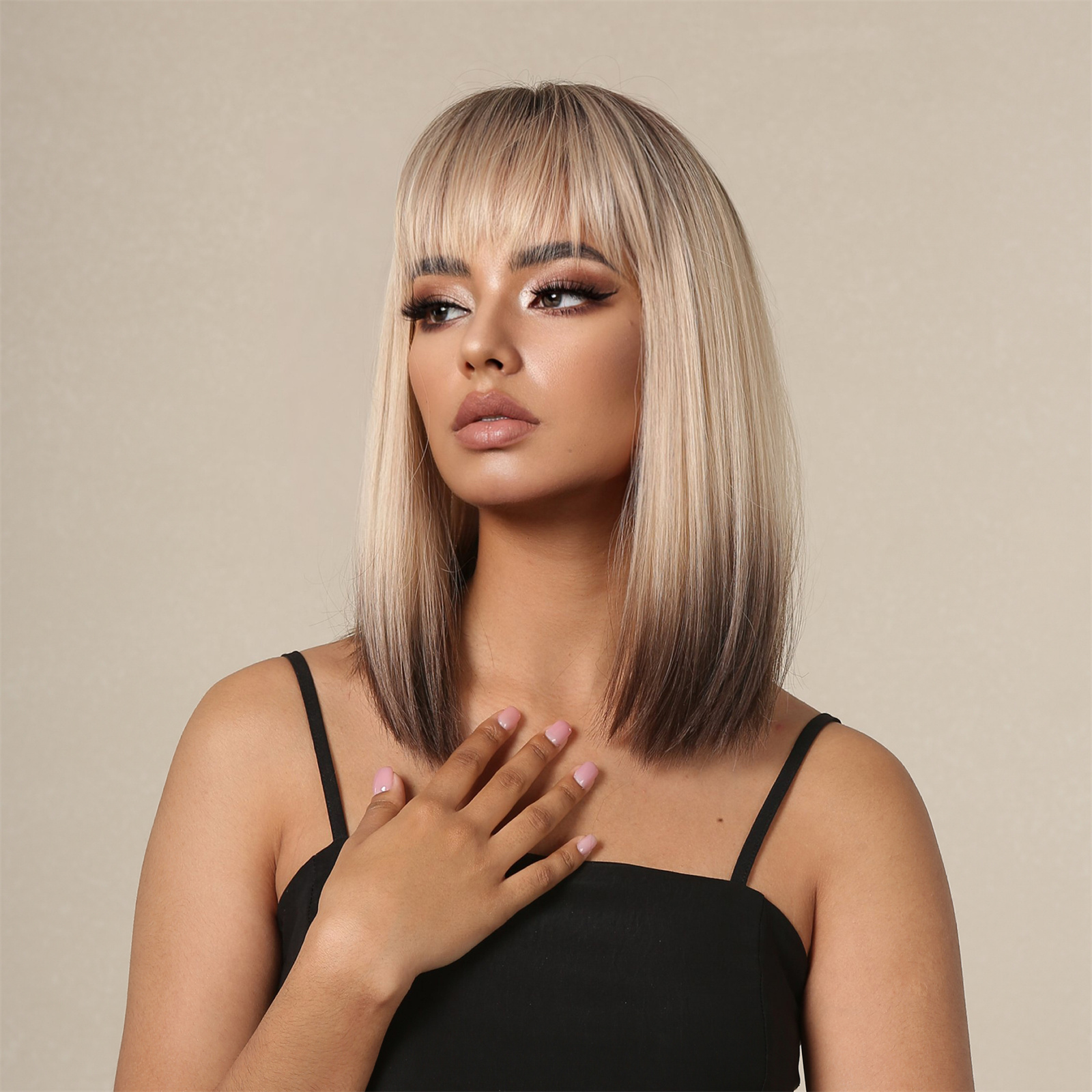 LC2122-1 Synthetic Hair Wig 8 LC2122-1 Synthetic Hair Wig