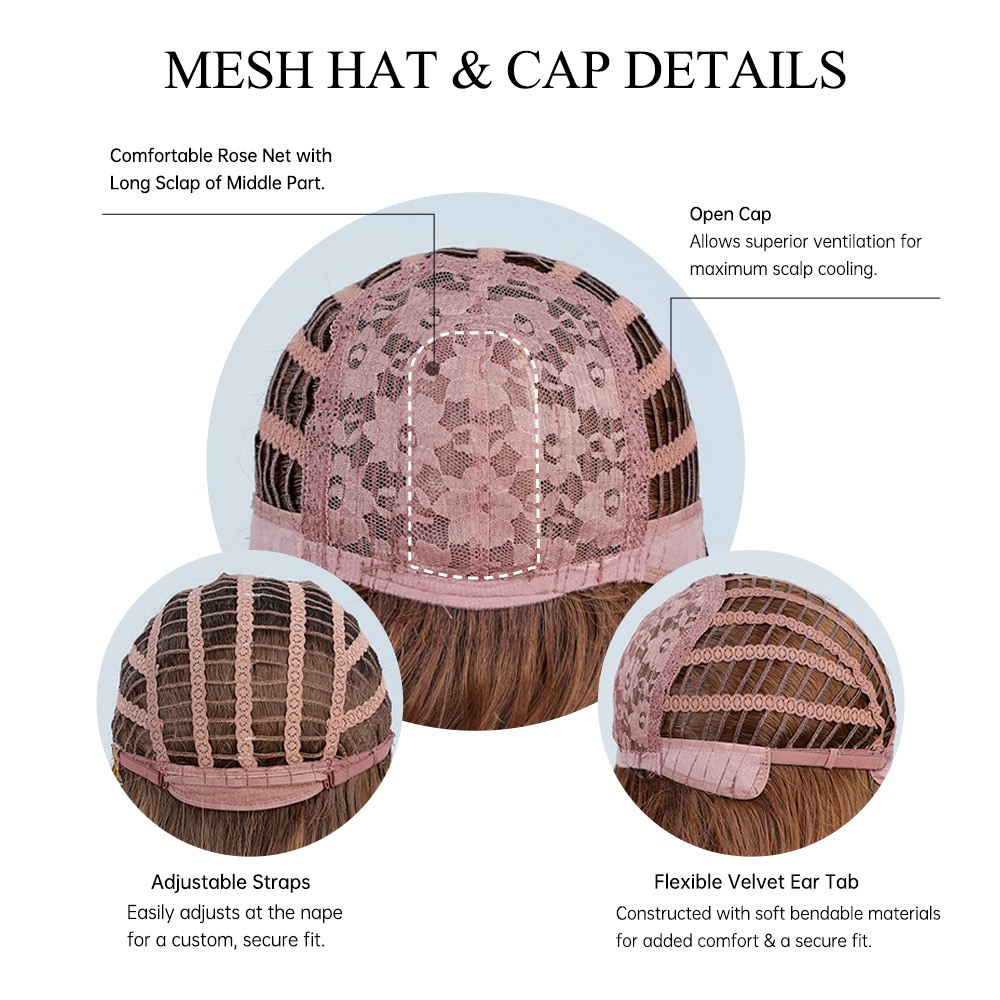 Synthetic Hair Wig cap